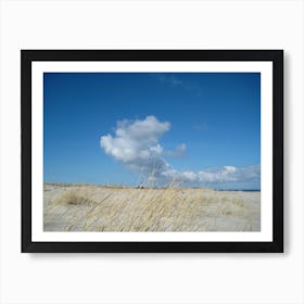 Cloud over the Beach Art Print