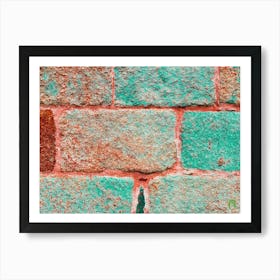 Rusty Brick Wall 20190812 32ppub Art Print