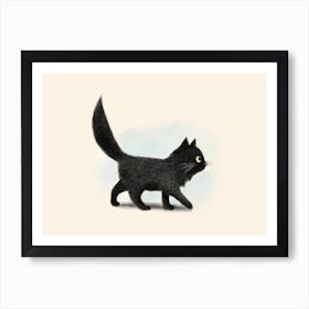 Creeping Cat Art Print