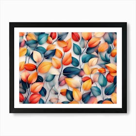 Autumn Leaves 4 Art Print