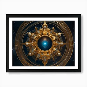 Cosmic mandala Art Print