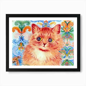 The Cat, Louis Wain Art Print