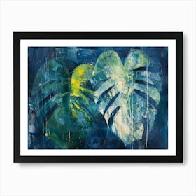 Monster Leaves 5 Art Print