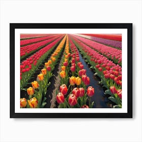 Mesmerizing Tulip Beauties Art Print