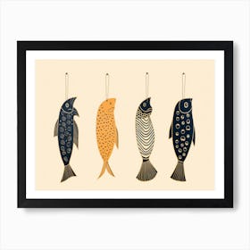 Fish Ornaments 1 Art Print