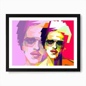 Bruno Mars American Pop RNB Reggae Singer Pop Art WPAP Art Print