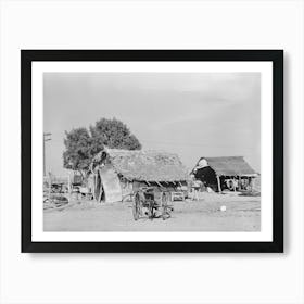 Edinburg (Vicinity), Texas, Farmstead Of A Small Mexican Farmer By Russell Lee Art Print