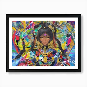 Asian Girl Art Print