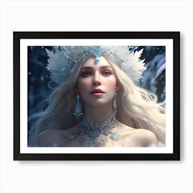 Ice Queen 1 Art Print