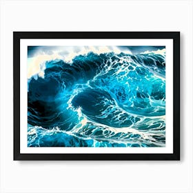 Ocean Waves Art Print