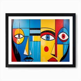 Two Faces 1 Art Print