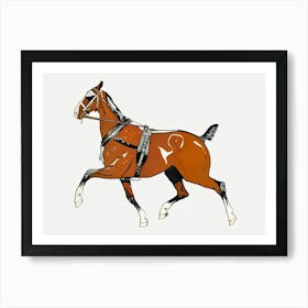 Vintage Horse, Edward Penfield Art Print