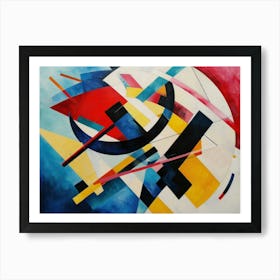 Contemporary Artwork Inspired By Kazimir Malevich 1 Art Print