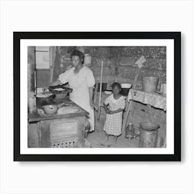 Southeast Missouri Farms, Kitchen In Shack From Which Client Will Be Moved, La Forge Project, Missouri By Russell Art Print