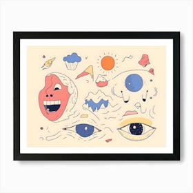 Doodles Art Print