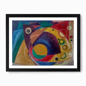 Abstract Wall Art for Living Room Art Print