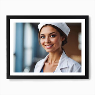 Nurse Nursing Clinic Medical Stuff Paramedic Art Print by Anmein