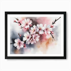 Beautiful Sakura Art Print
