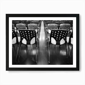 Rows Of Chairs 1 Art Print