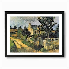 Rural Perfection Painting Inspired By Paul Cezanne Art Print