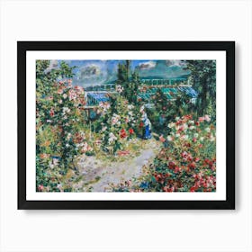 The Greenhouse 1876 by Pierre Auguste Renoir - HD Remastered Immaculate Art Print