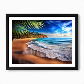 Sri Lanka Beach 1 Art Print