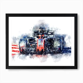 Kevin Magnussen 2018, Formula 1 Art Print