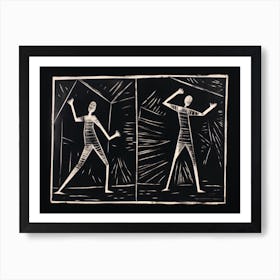 'Two Dancers' Art Print