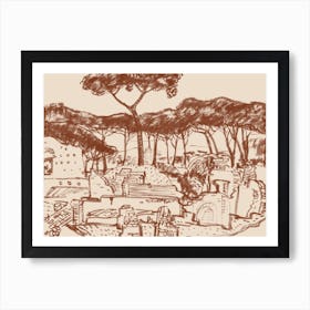 Italian Landscape Art Print