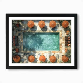 Malibu Dream Pool 2 Art Print