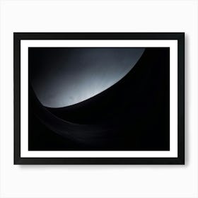 Bold And Mysterious Sealed Black Lips Of Silence Ensnared In An Ultra Fine Digital Painting Power Art Print