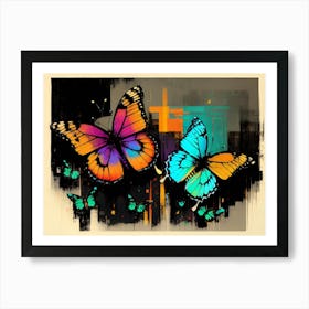 Butterfly Painting 215 Art Print