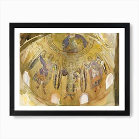 Angels, Mosaic, Palatine Chapel, Palermo, John Singer Sargent Art Print
