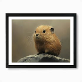 Cute Hamster Art Print