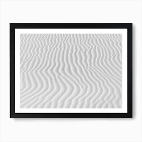 Abstract Sand Dune In The Desert Art Print