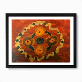 Fire on fire Art Print