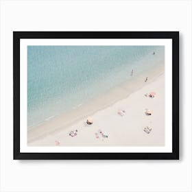 Aerial View Of A Beach In Italy Poster