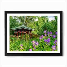 Garden Temples Art Print