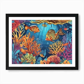 Under The Sea 6 Art Print