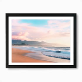 California Dreaming - Morning Quiet Beach Art Print