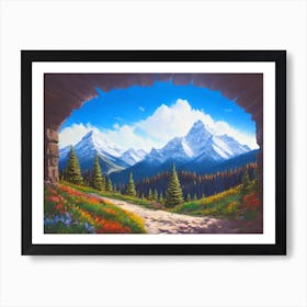 Mountain Road Art Print