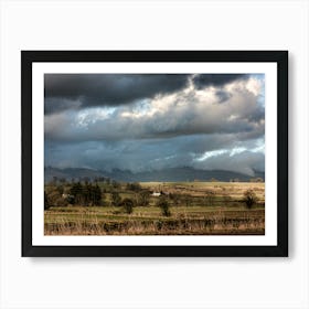 Farmhouse Cloudscape Storm (2008) Art Print