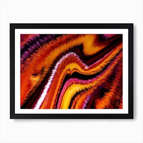 Acrylic Extruded Painting 244 Art Print