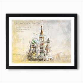 Saint Basil, Moscow Art Print