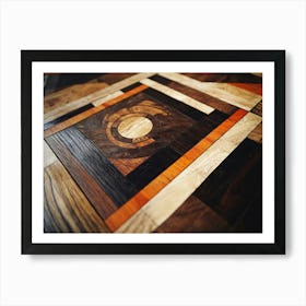 Abstract Wood Floor Art Print