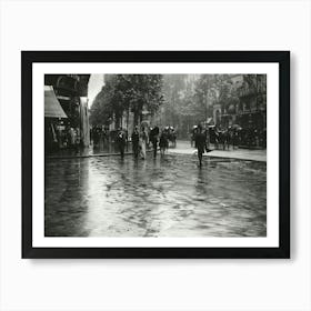 A Wet Day On The Boulevard, Paris (1894), Alfred Stieglitz Art Print