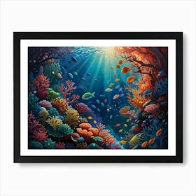 Coral Reef 7 Art Print