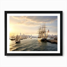 New York Harbor 2 Art Print