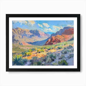 Western Landscapes Red Rock Canyon Nevada 1 Art Print
