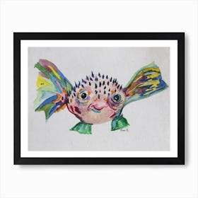 Colorful Puffer Art Print